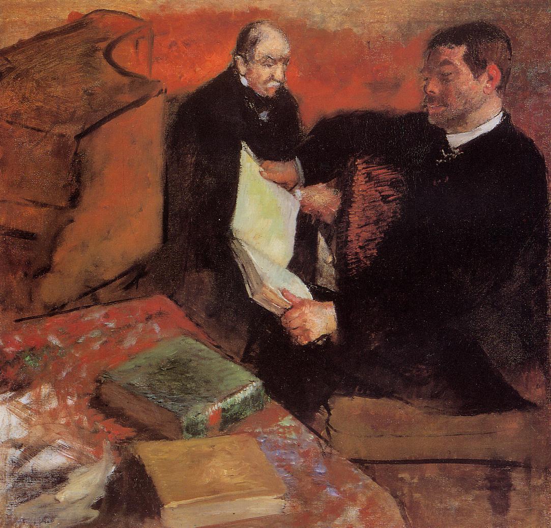 Pagan and Degas Father 1895